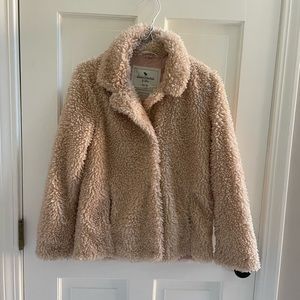 Abercrombie kids Teddy bear style jacket girls size 11/12.